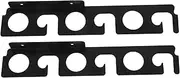 POPETPOP 2pcs Fishing Rod Storage Rack Heavy Duty Iron Wall and Ceiling Mounted Fishing Pole Organizer for Up to Rods Space Efficient for Anglers