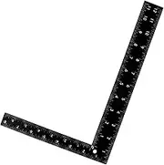 Framing Square Measuring Ruler for Woodworking Crafting Carpentry Precision Right Angle Tool for Engineers Architects Artists Steel Construction