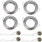 Mipcase Ceiling Light Mounting Frame 8pcs Spotlight Fitting Gu10 Lamp Holder Easy Install