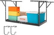 VEVOR Overhead Garage Storage Rack, 36x72 inch Garage Ceiling Storage Racks, Heavy Duty Adjustable Cold Rolled Steel Racks for Garage Storage, Organization, 550 lbs Load Capacity, 22''-40", Black
