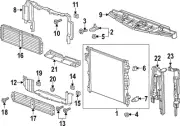 Genuine GM Lower Radiator Air Baffle 84342311