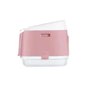 Pakeway Pink Tomcat Free Dual-Door Cabin Cat Pet Litter Box Toilet Enclosed