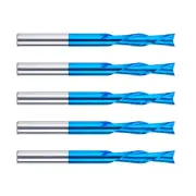 5PCS Down Cut Spiral Router Bit 1/4 Inch Shank CNC Router Bit Set Milling Cutter