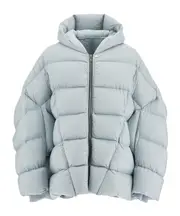 Jumbo Hooded Peter coat IT50,IT48 light blue
