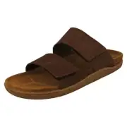 Mens Clarks Pilton Strap Hook & Loop Adjustable Mule Sandals