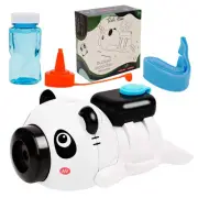 Kids Automatic Wrist Bubble Blower Blaster Maker Machine Toy Black & White Panda