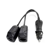 EARLY WARNING POWER OUTLET ADAPTER ( DUAL 12v ) FOR RADAR DETECTOR, GPS