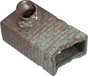 HYTROVE Fountain Flowing Water Clay Pot Fish Tank Accessories Waterfall Decoration Home Lawn Decor Mini Fountain Water Fountains Indoor Garden Water Feature Outdoor Water Fountain Ceramics