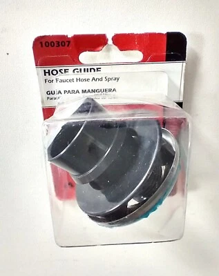 Hose Guide for Faucet Hose and Spray, Plastic/Chrome LINCOLN 100307