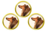 Rough Collie Golf Ball Markers