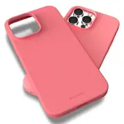 MERCURY Phone Cover Case Soft Feeling Jelly for iPhone 15 Pro Max - Pink