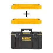 TOUGHSYSTEM 2.0 22 in. Shallow Tool Tray (2 Pack) and TOUGHSYSTEM 2.0 22 in. Box