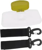 ORFOFE 1 Set Dispenser with Durable Hanging Rope Convenient Storage Box for Strollers Cribs and High Chairs Keeps Wipes Fresh and Moist for