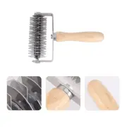 Metal Pastry Crust Roller Time Saving Pie Slicer Kitchen Lattice Roller