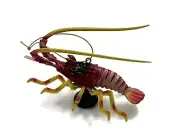 Bobble Head Crawfish #6 Mardi Gras Beads Moves Animated Cajun Creole New Orleans