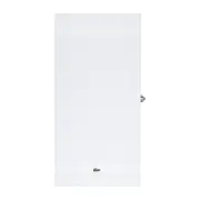 Lacoste LCASUAL Cotton Bath Sheet 90x150cm Towel - Blanc