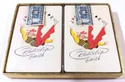 RARE NEW FACTORY SEALED CANASTA 2 DECKS OF PLAYING CARDS IN ORIGINAL BOX PACKAGE