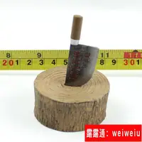 在飛比找露天拍賣優惠-圓頭菜刀木頭砧板兵人16模型國產凌凌漆007周星馳武器人偶配