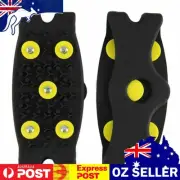 5-Stud Grips Crampon Anti Slip Winter Ice Claws Unisex Outdoor Chain Shoe Spikes