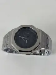 Silver Custom Casio G Shock Mod GA 2100 gift for man