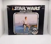 Vtg Star Wars 1977 Series 1 Luke Skywalker Kenner Jigsaw Puzzle 500 pc SEALED