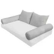 Style 4 Queen Size Pillow & Bolster Cushion Polyester Fiberfill "INSERT ONLY"