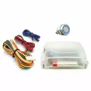 One Touch Engine Start Kit - Blue illuminated Button front suspension parts (for: Porsche)