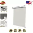 Eco-Friendly Blackout Roller Blinds - Safe Cordless Design, 31" W x 72" H, Beige