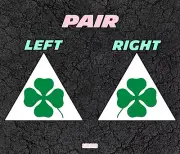 Stickers - Pair Mirrored Alfa Romeo Vintage QV Quadrifoglio Verde Cloverleaf