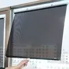 AU Roller Blinds Suction Cup Sunshade Blackout Curtains Car Home Window Curtains