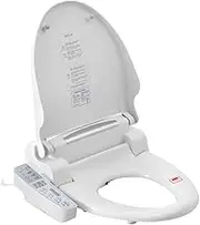 Cefito Bidet Toilet Seat, Electric Portable Toilets Cover Smart Wash Clean Seats Spray Set Home Travel Bathroom Attachment, with Self-Cleaning Nozzle Adjustable Temperature Position White