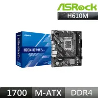 在飛比找momo購物網優惠-【ASRock 華擎】H610M HDV/M.2 R2.0 