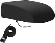 MQLD RV Air Conditioner Winter Cover, Compatible with Dometic Brisk II, Coleman Mach I, II, III, Mach 3 Plus, Waterproof, Black Vinyl, 43"L x 31"W x 15"H