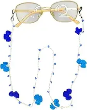 [Generic] Colorful Eyeglass Chain, Glasses Chains for Women, Beaded, flowering and cotton thread Glasses Chain, Handmade Chain for Glasses, Crochet Eyeglass Chain, Eye Jewelry
