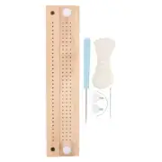Wooden Book Binding Kits Fixing Screw Press Strip Wax Rope DIY Handmade Durable