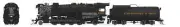 BROADWAY LIMITED 7597 HO CHESAPEAKE & OHIO K-2 MIKADO #1182 12-VC PARAGON4 SOUND