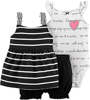 [Carter's] 3-Piece Little Girls Short Set