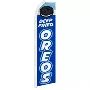 Deep Fried Oreos Advertising Swooper Feather Flag Concessions Food