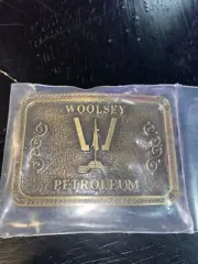 Belt Buckle "Woolsey Petroleum" B&H Buckles, Broken Arrow OK