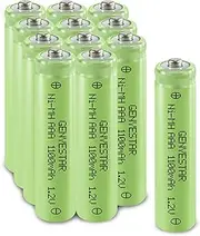 GENYESTAR Rechargeable AAA Batteries, 1100mAh Ni-MH 1.2V Triple A Battery, High Capacity and Low Self Discharge Batteries for Toys Mouse Remote Controls, 16-Pack
