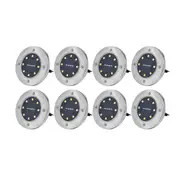 Solar Powered LED Buried Inground Recessed Light Garden Outdoor Deck Path