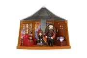 Wizarding World Harry Potter, Magical Minis Hagrids Hut Playset with 2 Figures and 9 Doll Accessories, Kids Toys for Ages 6 and up