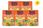 Ben's Original Ready Flavored Rice Pilaf 8.8 Ounce x 5 Pouches