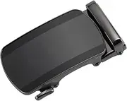 [ZPGVWXKO] Men's Automatic Buckle for 35mm Belt Strap, Black