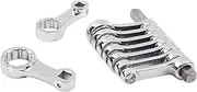 DISEN 9pcs Torque Adapter Set - SAE, Durable Torque Wrench Adapter, 3/8" Drive, 12 Point, Includes 3/8", 1/2", 7/8"