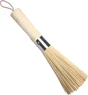 Pot Brush - Wooden Wok Scrub Brush - Ergonomic Washing Tools with Hangable Loop for Frying Pan Baking Pan Tableware