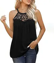 [SGQTZDZQ] Vest Tops Women UK, Cami for Ladies Lace Cami Tank, Sleeveless Scoop Neck Summer Tops