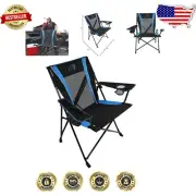 Folding Chair with Dual Lock - Carolina Panthers Design, 300 lb Capacity