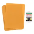 8Pcs Iron on Patches with Sewing Kit 4.9"x3.7" Patches for Clothes Orange