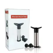 Wine Saver Vacuum Pump Set with 4 Valve Air Bottle Stoppers Wine Tasting Equipment Cellar Door AU